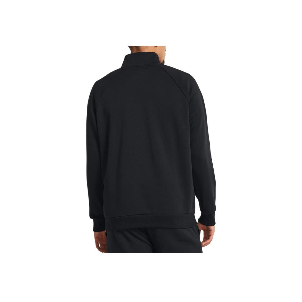 Under Armour UA Rival Mock Neck Long Sleeve Sweatshirt Men Black 1386016-001