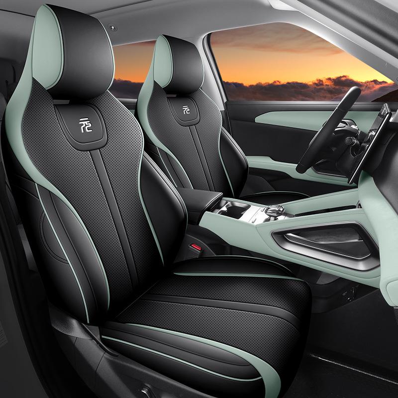 BYD Yuan UP 5-Seater Full Leather Car Seat Cushion, Year-Round Use