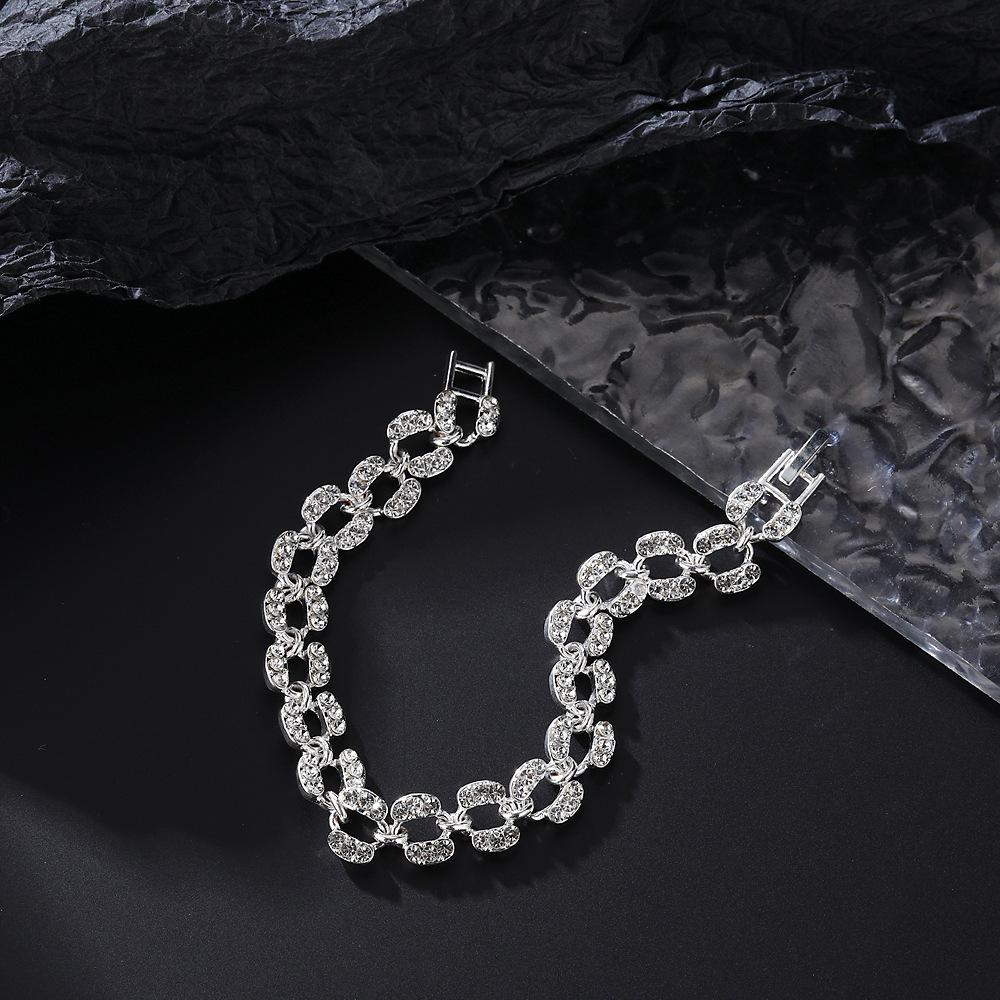 Bracelet, Personalized Retro Point Diamond Geometric Roman Bracelet Bracelet Jewelry