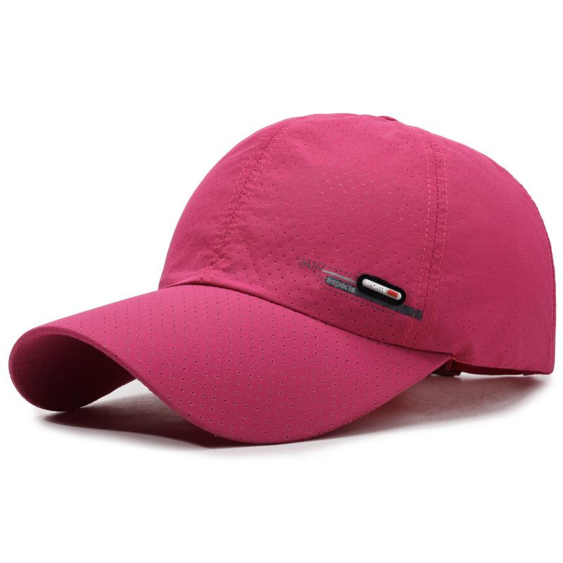 Summer breathable visor short brim baseball cap quick drying hat outdoor beach sun protection cap trendy hat