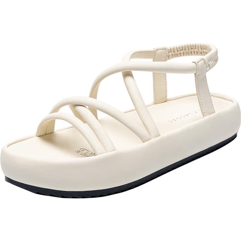 ZHR Women s French Roman Flat Sandals 37