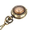 Fashion Vintage Style Pocket Watch Alloy Glass Dome Necklace Pendant Chain Clock Pocket Watch For Men Women Perfect Gift