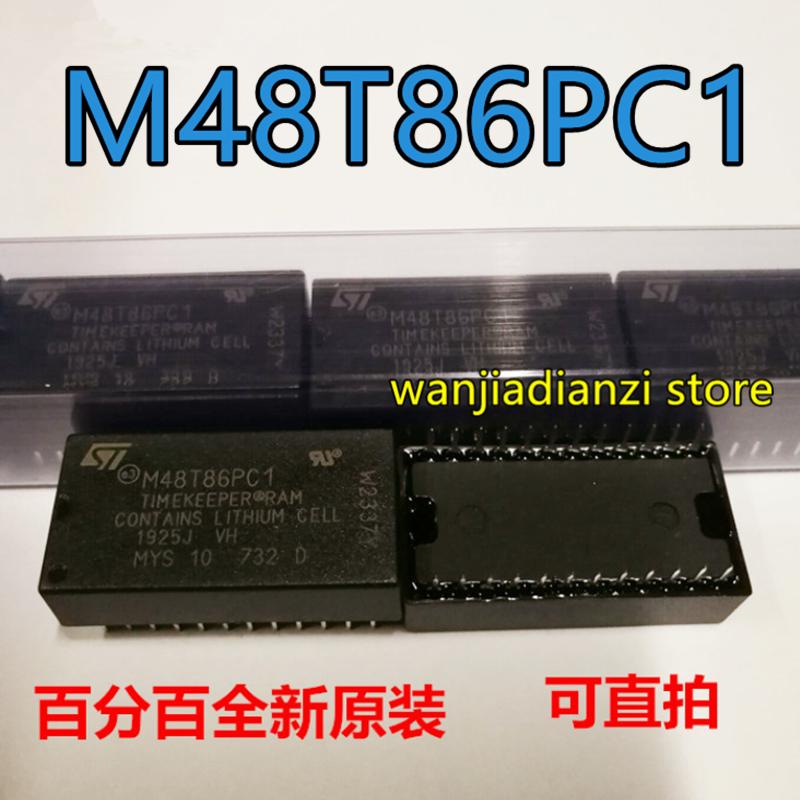 M48T86PC1 new original clock battery genuine in-line DIP-24 feet M48T86
