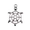 Turtle Charms Antique Bronze Silver Pendants For Animal Themed Jewelry Making