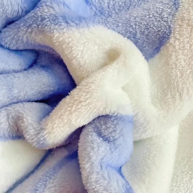 King Queen Size Soft Smooth Coral Fleece Velvet Bed Flat Sheet Winter Warm Thicken Flannel Blanket Not Including Pillowcase