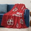 TU Cozy Christmas Throw Blanket Festive Holiday Flannel Fleece Soft Warm Decorative Bedspread Gift Home Decor