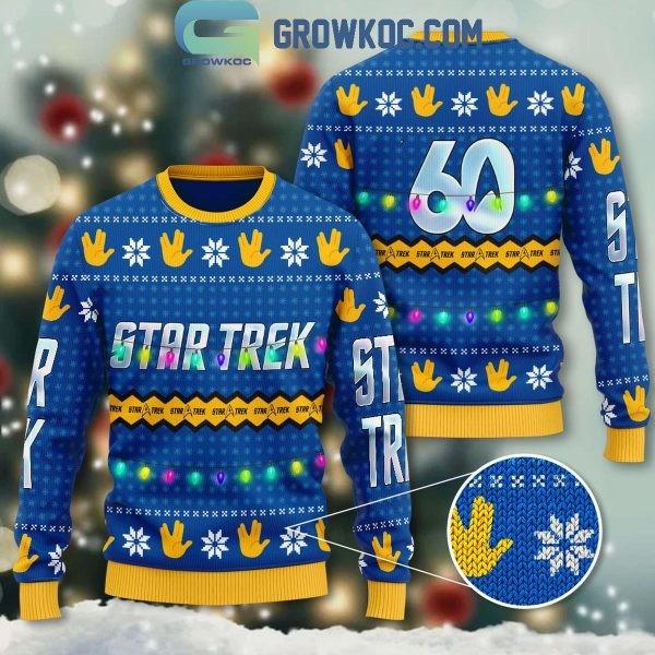 Star Tre*k 60th Anniversary Ugly Sweater Unisex T-Shirt XL