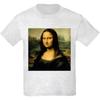 CafePress Mona Lisa Kids Light T Shirt Youth Kids Cotton T-Shirt