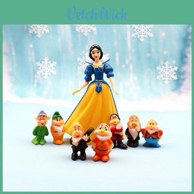 Enchanting Snow White And The Seven Dwarfs Figures 8pcs Set For Kids And Fans