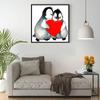5D Diy Diamond Painting Love Penguin Diamond Embroidery Full Lay Anime Cross Stitch Kits Home Decor Handmade Gift