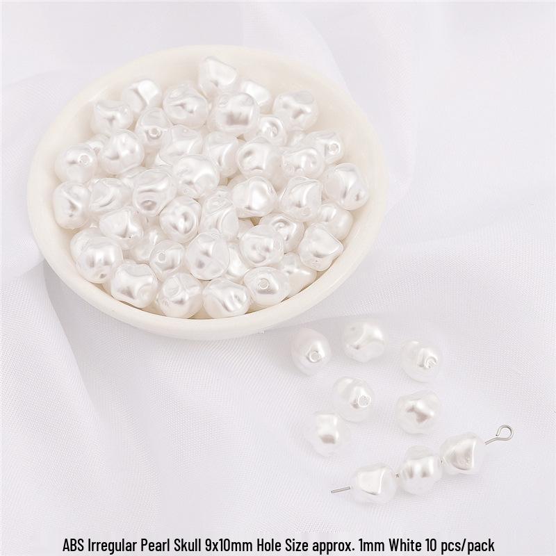 High-Gloss Irregular Imitation Pearl DIY Jewelry Kit - Bracelet, Pendant, Headdress Charms