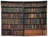 Retro Bookshelf Tapestry Vintage Library Wall Hanging Tapestries,Old Books On Shelf Classical Study Room Student Study College