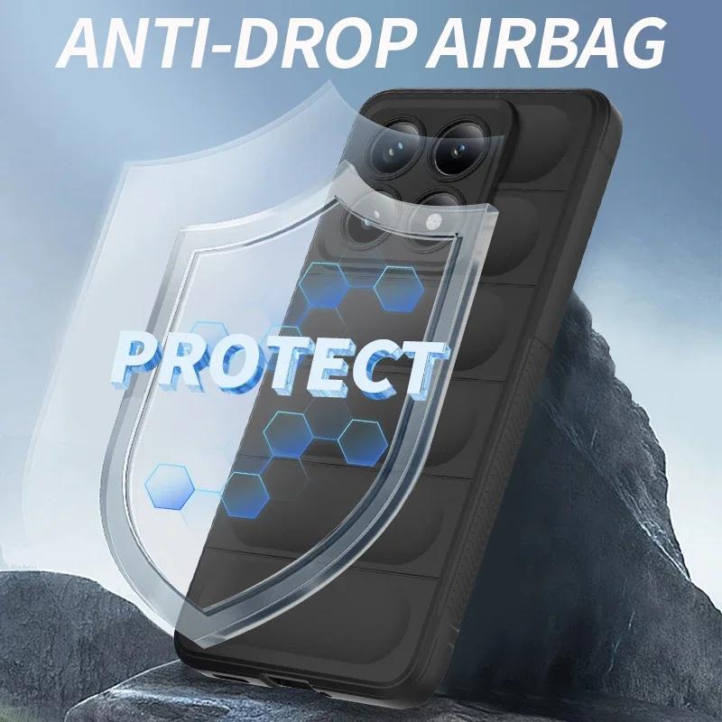 Luxury Soft Shell Business Phone Case Shock-absorbing Soft Cover for Xiaomi Note 14 13 12 Pro Plus 5G 4G 14T 14T Pro 13C Case