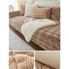 Bunny Cashmere Winter Plush Sofa Cushion Thickened Cushion Simple Modern Full Covered Cloth