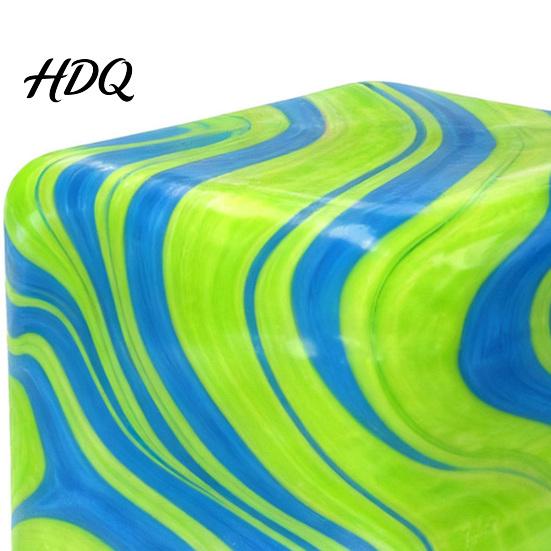 Hand Stress Ball Flow Texture Cube Anxiety Relief Squeeze Sensory Toy Slow Rebound Decompression Home Office Relaxation Tool