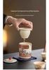 Retro Wave Portable Tea Set: Outdoor Gongfu Pot for Business & Cultural Travel