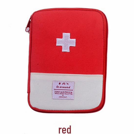 Portable Travel Medicine Bag - Compact First Aid Storage