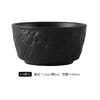 Rock Patterned Frosted Ceramic Tableware, Soup Bowls, Dessert Plates, Household Rice Bowls, Solid Color Threaded Salad Bowls