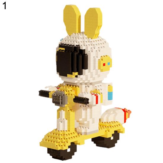 1 Set Building Blocks Cute Outer Space Spaceman Mars Rover Mini Bricks Gifts Science Toys