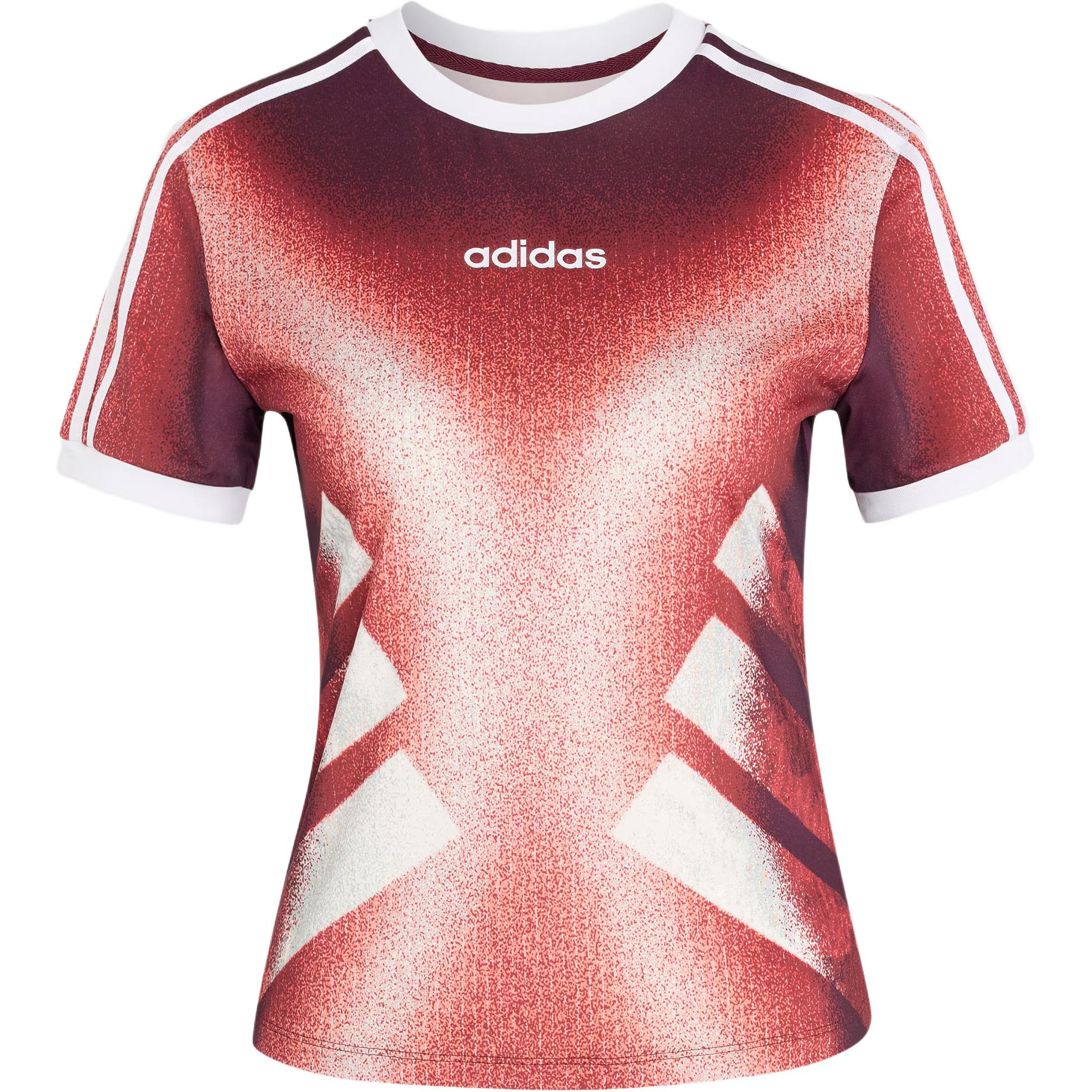 Adidas Originals Adilenium 5.0 Knitted Loose Fit Round Neck Pullover Short Sleeve T-Shirt Women tops KY5178 S