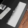 Schwarz-Weiß Gaming-Mauspad Gamer Speed Zubehör Tastaturunterlagen Verriegelungskante Computer-Mauspad Notizbuch Büro-Mausmatte
