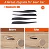 Glossy Black Interior Door Handle Trim Sticker For BMW 3-Serie E90 E91 E92 05-12