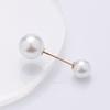Elegant Minimalist Pearl Pin Brooch for Neckline and Waist