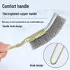 Stainless Steel Wire Brush with Handle - Rust Remover and Barbecue Grill Cleaner