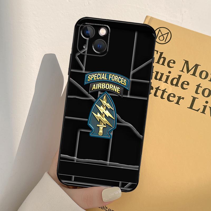 

Special Forces Airborne Phone Case For iPhone 16 15 14 11 12 13 Pro Max 12 13 mini XR 16e 15 16 Plus Full Cover iPhone 12Pro MAX