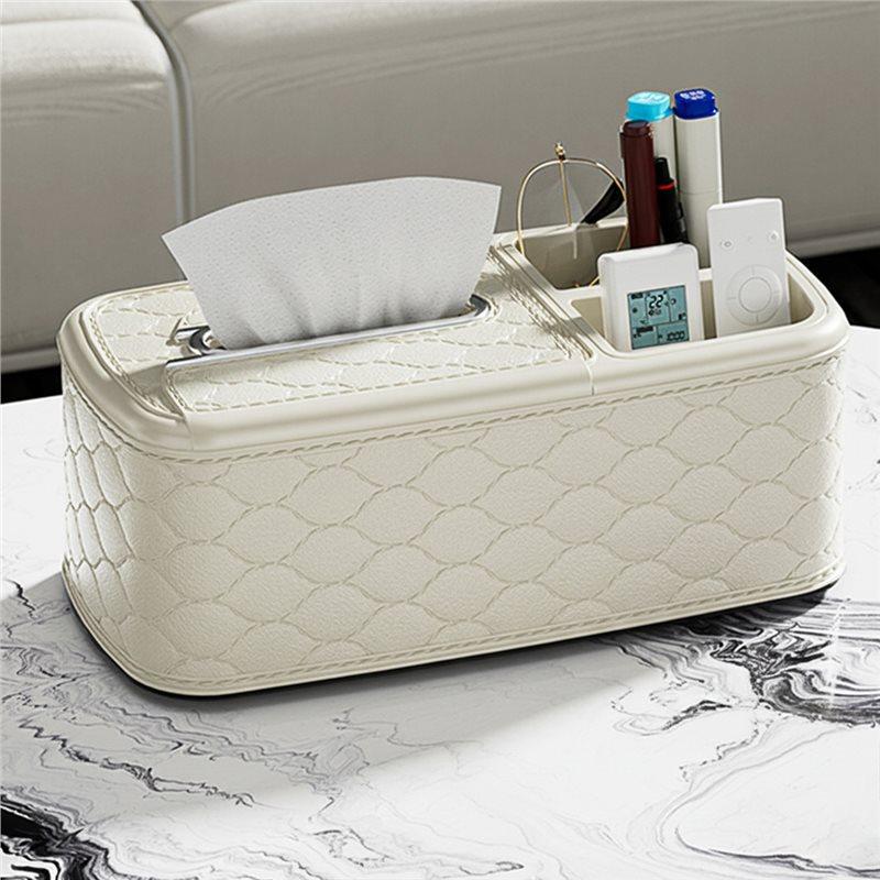 A25F-Luxury Light Tissue Box Multi-Functional Living Room Storage Household Artifact New