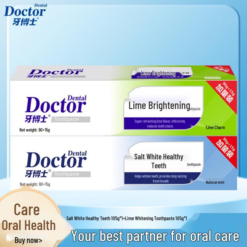 

Dr. Toothpaste Fresh Breath & Whitening Family Set