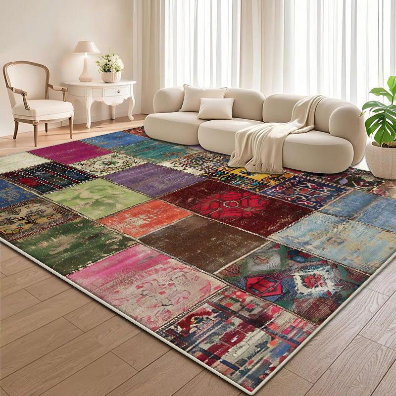 Easy Clean Non-slip Carpets for Living Room Sofa Coffee Table Entrance Mat Large Area Bedroom Cloakroom Decoration Rugs Washable