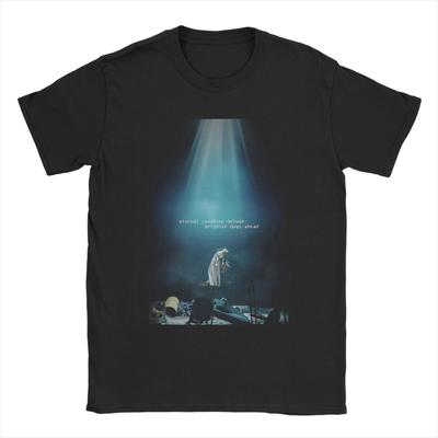 Ariana Grande Eternal Sunshine Deluxe Brighter Days Ahead T-Shirt 100% Baumwolle T-Shirts für Männer T-Shirt Kurzarm-Tees