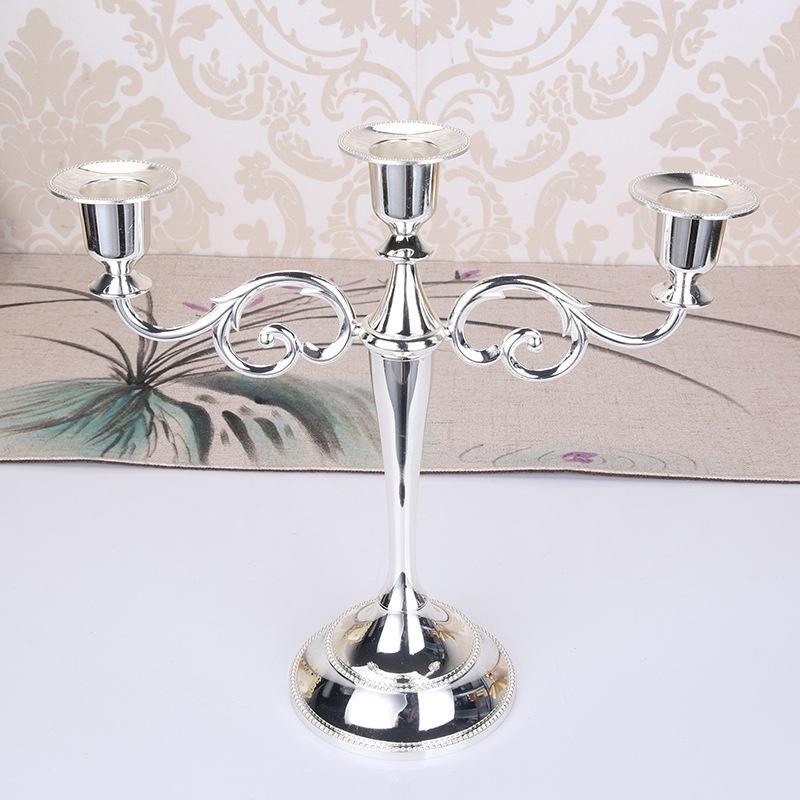 1pcs European Style Metal Candle Holders Wedding Decoration Candle Centerpiece Candlesticks