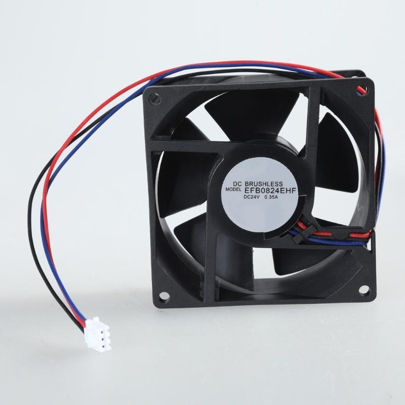 EFB0824EHF 8cm Fan 24V 0.35A DC24V Speed Measurement Cooling Fan Low Noise 80x80x32mm