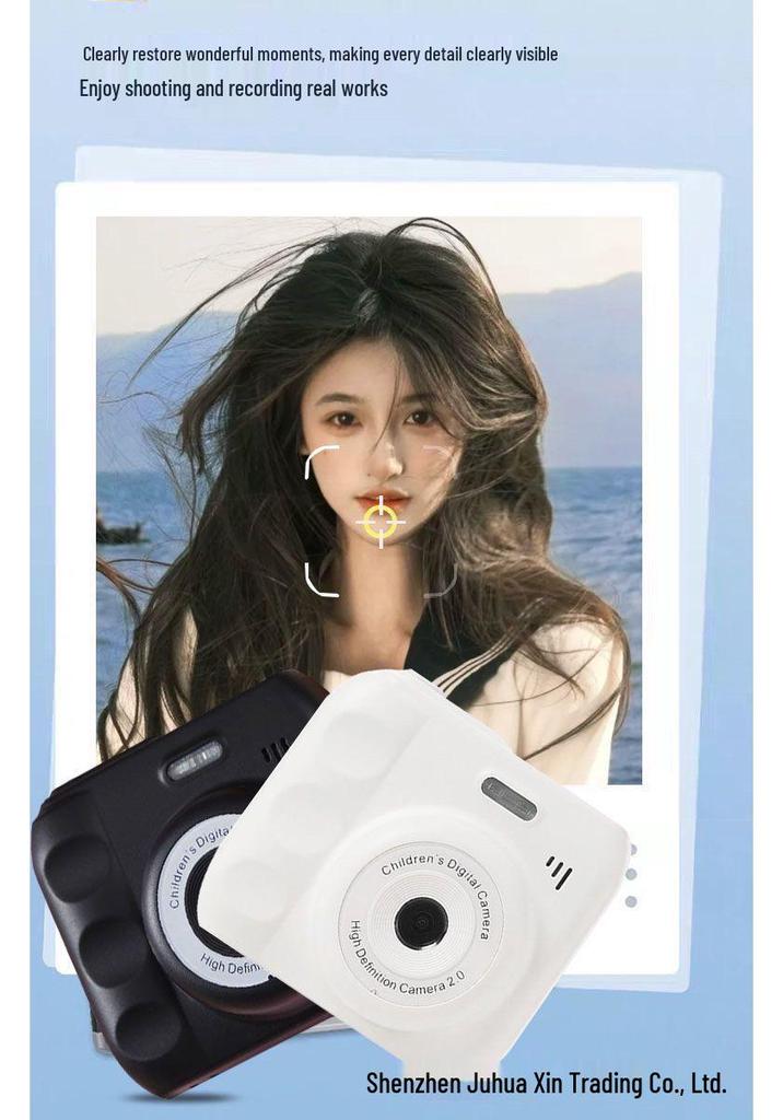 HD Dual-Camera Instant Digital Camera for Campus Students with Photo Transfer to Phone