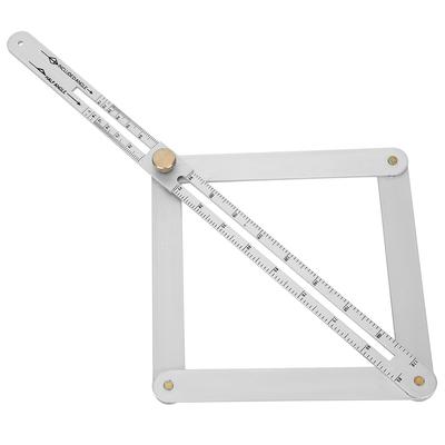 Goniometer Lineal Multifunktionaler Diagonaler Deckenprofiler 4?Faltbarer Eckwinkelmesser