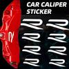 2026 Caldo Per VOLKSWAGEN VW 4 Pezzi Adesivi in Vinile per Pinze Freno Auto per Volkswagen VW Rline R Line Golf 3 5 7 Polo Passat GTI Bora