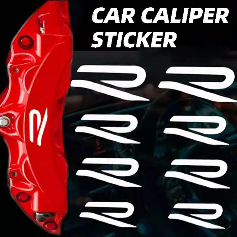 2026 Caldo Per VOLKSWAGEN VW 4 Pezzi Adesivi in Vinile per Pinze Freno Auto per Volkswagen VW Rline R Line Golf 3 5 7 Polo Passat GTI Bora