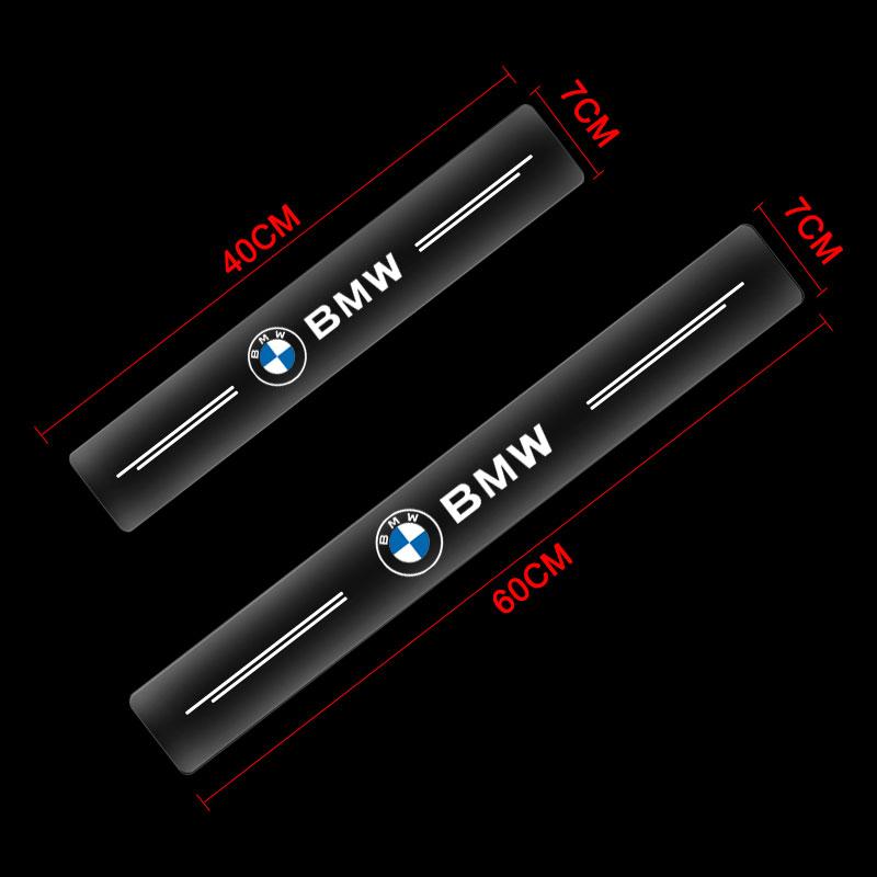 4 szt. Ochraniacz progu samochodu Przezroczysta odznaka dekoracyjna Naklejka 3D Do BMW E46 E39 E90 E60 E36 F30 F10 E34 E30 F20 E92 M3 M4 M5