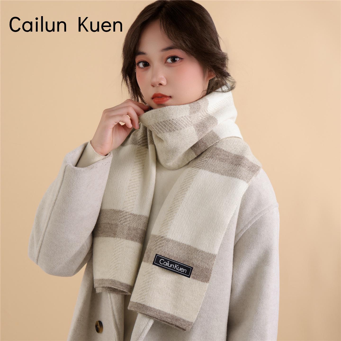 

Women s Korean Style Wool Scarf: Winter Warm, Versatile Neck Warmer & Gift
