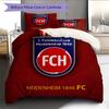 FC Heidenheim Pattern Bedding Home Decoration Birthday Gift (1 * Duvet Cover + 2 * Pillowcase, Without Core)