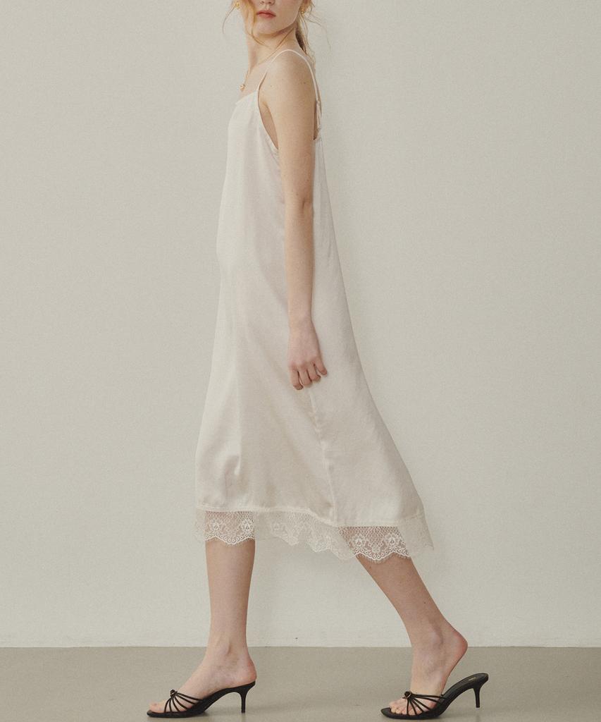 MELLY&ROSE Satin Lace Dress (315027)