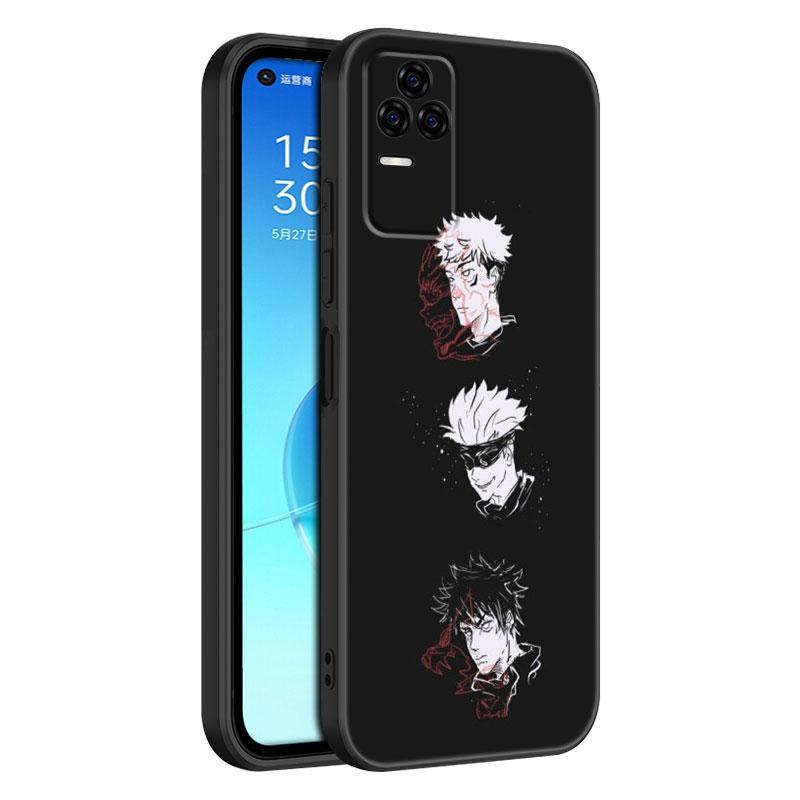 Anime Jujutsu Kaisen Telefonkasten für Xiaomi POCO F2 F3 M2 M3 M4 X3 X4 Pro NFC F4 GT 5G F1 X2 C3 C31 C40 M5S, weiches TPU-Schwarz-Cover