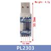 PL2303 USB To RS232 TTL Converter Adapter Module DC 3.3V 5V PL2303HX STC Microcontroller Brush Machine Board 1/2pcs