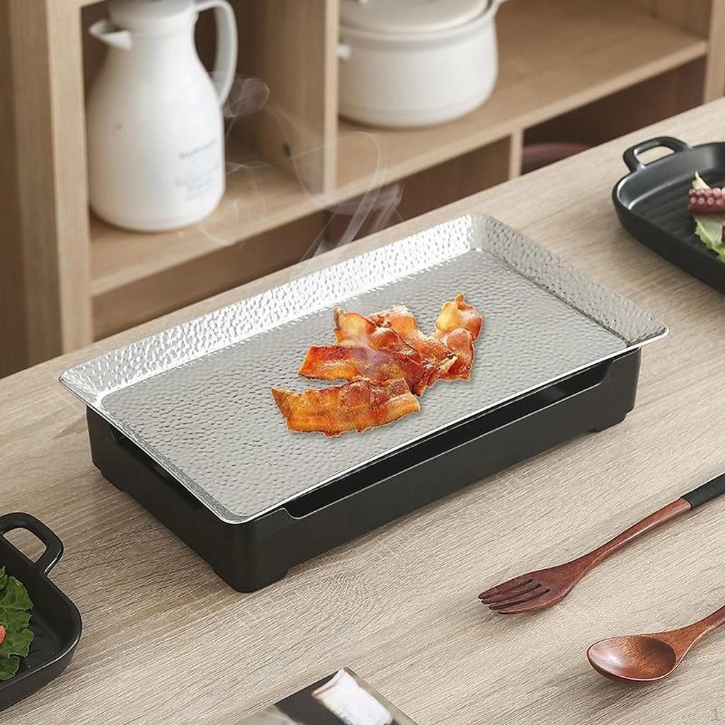 Japanese Barbecue Grill Food Warmer Multipurpose Stainless Steel Chafing Dish Tabletop for