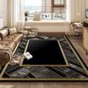 Nordic Golden Luxury Living Room Carpet Large Area Bedroom Soft Rugs Washable Sofa Side Floor Mat Non-slip Carpets Tapis Salon