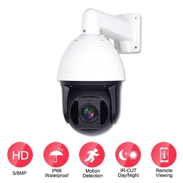 7" 36x Zoom Outdoor Waterproof High-Speed POE Dome Camera (4/5/8MP)