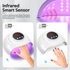 24LEDS Professional Nail Drying Lamp For Manicure 72W UV LED Nail Lamp For Gel Polish Dryer Machine With Auto Sensor Salon Tools