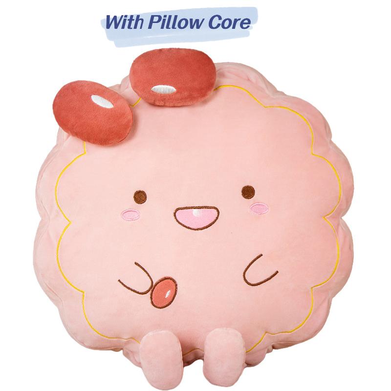 Toy Mooncake Plush Soft Throw Pillow Sofa Cushion Office Nap Midautumn Festival